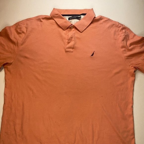 Nautica Shirts Nautica Polo Shirt Size Xxl Orange Classic Fit Short